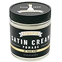 Satin Cream Hair Wax for Smooth Styling - Medium Hold & Natural Finish - Lightweight, Non-Greasy Hair Pomade for Men, All-Day Control & Texture Beauty & Personal Care KINGPIN