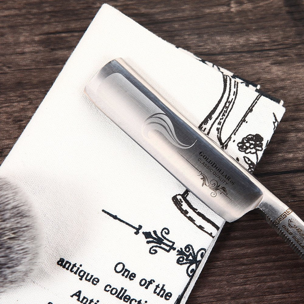Gold Dollar Shaving Ready Cut Throat Razor Straight Razor Beauty and Personal Care Gold Dollar