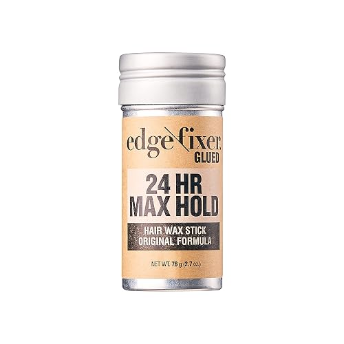 Red by Kiss Hair Wax Stick 24HR Max Hold Edge Fixer Edge Control Pomade Non-Sticky, Non-Oily Flake Free Hair Styling Wax 2.7 oz. (Unscented) Beauty & Personal Care Red by Kiss