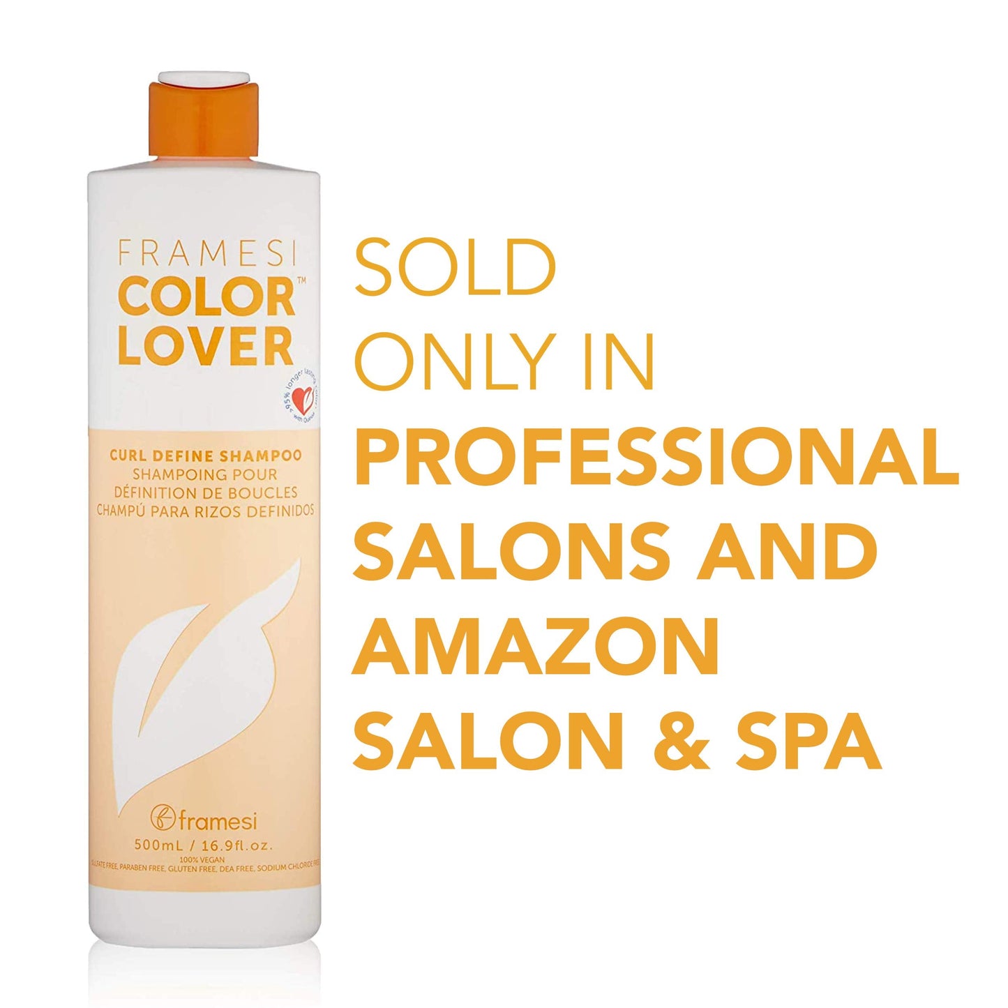 FRAMESI Color Lover Curl Define Shampoo, 16.9 fl oz, Shampoo for Curly Hair with Quinoa and Aloe Vera, Color Treated Hair Beauty & Personal Care FRAMESI