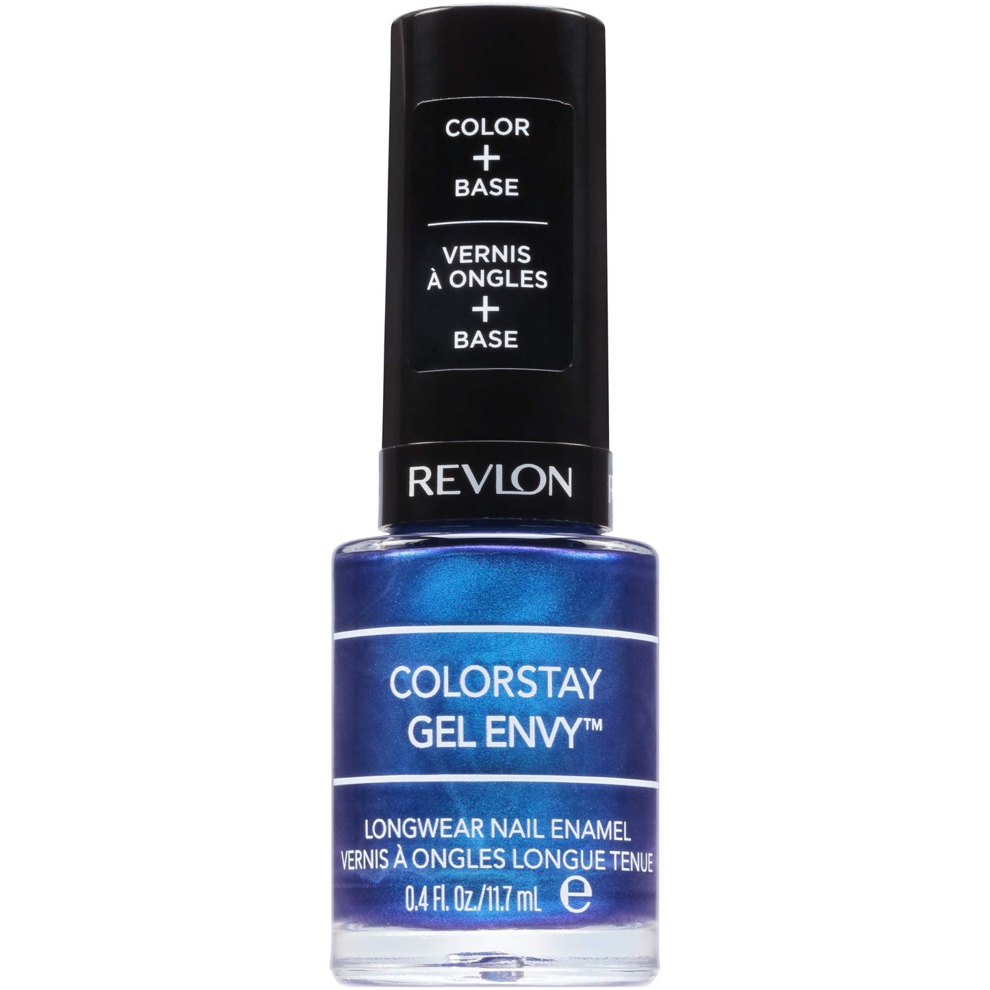 Revlon ColorStay Gel Envy Longwear Nail Polish, with Built-in Base Coat & Glossy Shine Finish, in Blue/Green, 445 Try Your Luck, 0.4 oz Beauty & Personal Care REVLON
