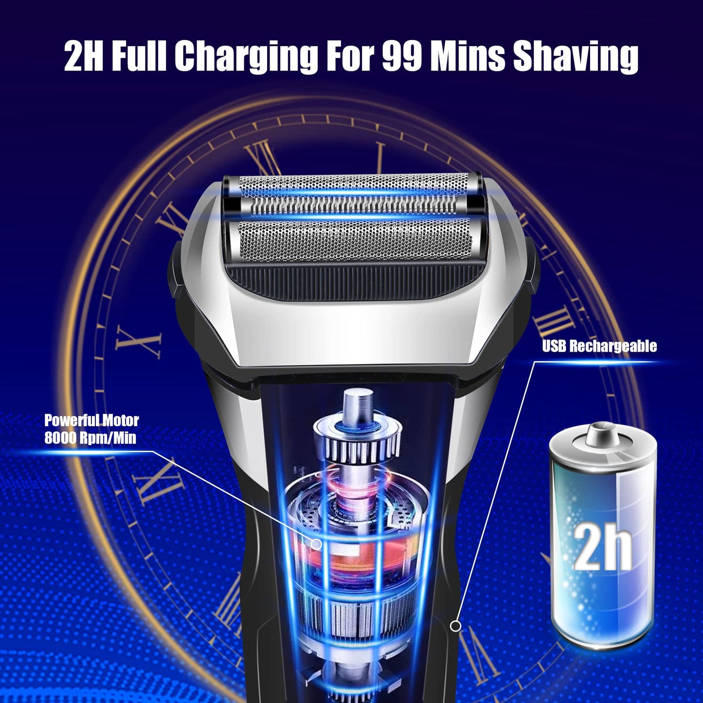 Electric Foil for Men Beauty and Personal Care OWNSUN