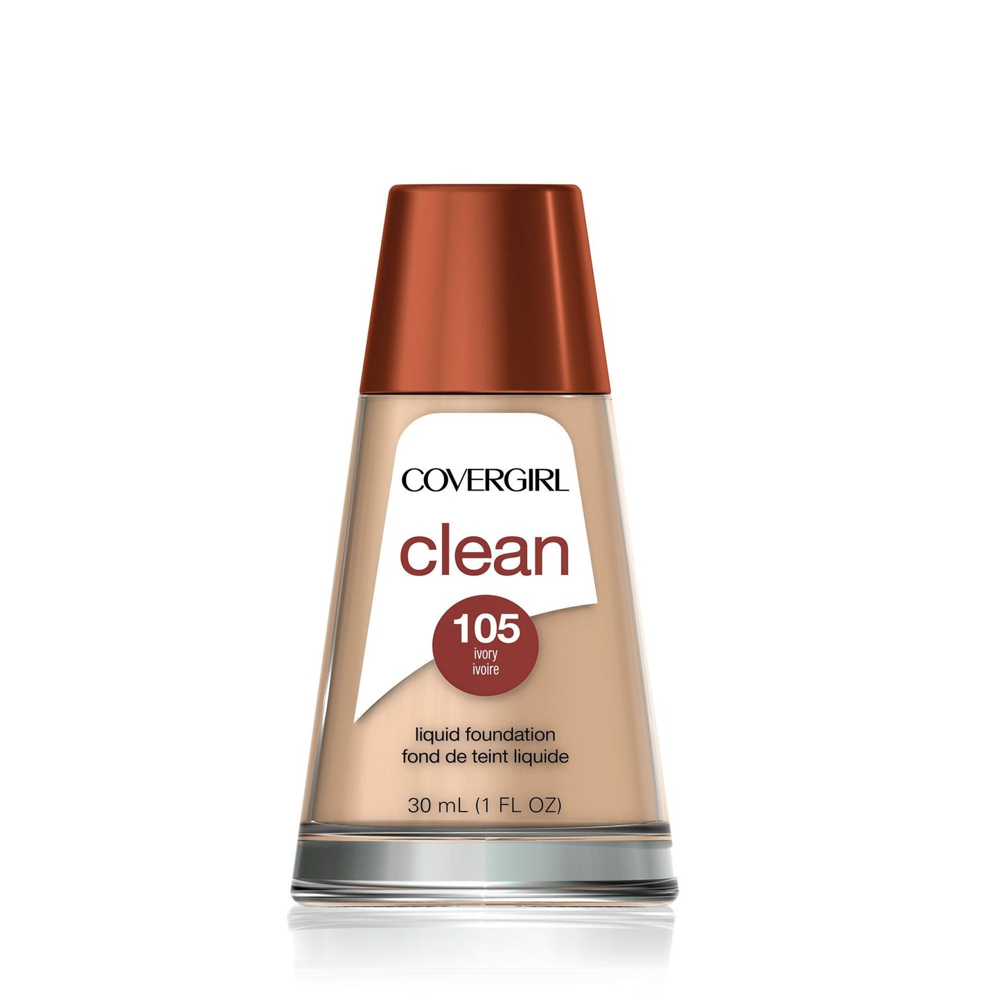 COVERGIRL Clean Makeup Foundation Ivory 105, 1 oz (Pack of 2) Beauty & Personal Care COVERGIRL