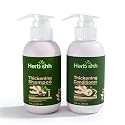 Herbishh Ginger Extract Thickening Shampoo and Hair Conditioner for Hair Thickening, Suitable for All Type Hair, Sulphates & Parabens Free 10fl. oz Beauty & Personal Care Herbishh