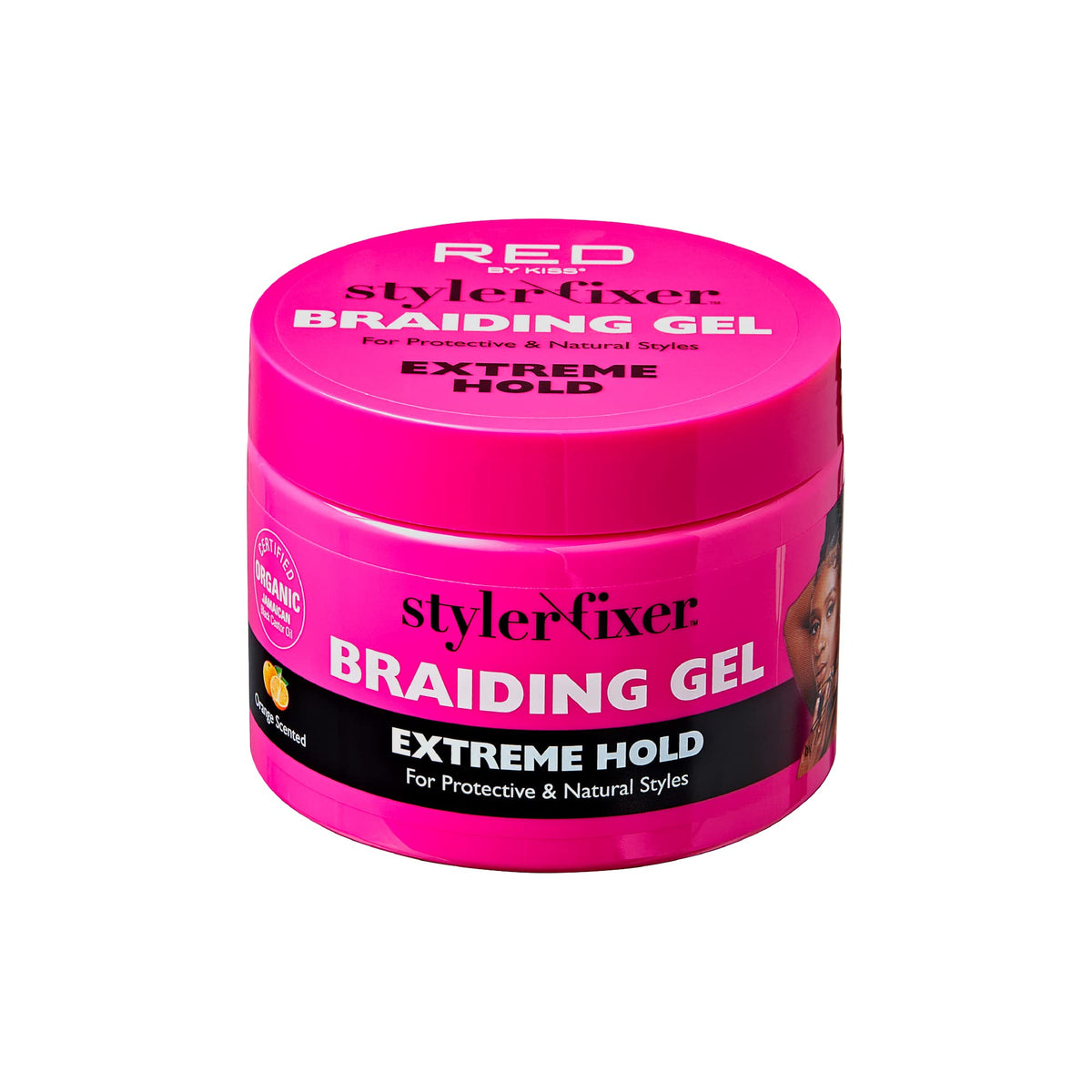 Red by Kiss Braiding Gel Extreme Hold Styler Fixer for Box Braids & Cornrows, Hydrating, Conditioning, Long-Lasting Frizz Control, 4C Moisturizing Beauty & Personal Care Red by Kiss