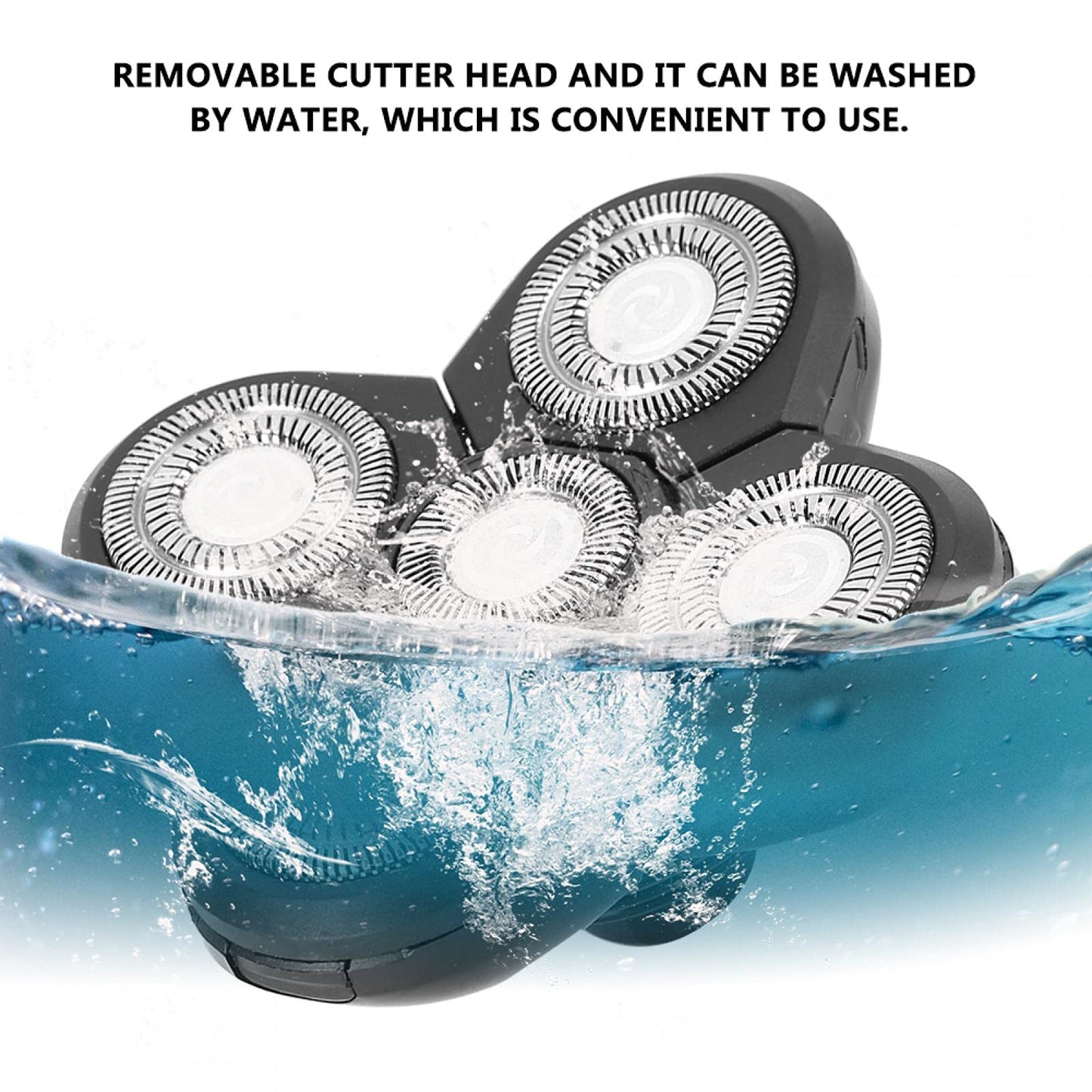 5 Head Shaver Replacement, Universal Electric Beard Shaver Carver 5 Blade Rotating Head Accessory Replacement Shavers Rotating Cutter Head Double Ring Beauty and Personal Care YUYTE