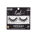 KISS Matte Black, False Eyelashes, 'Matte Sheer', 16mm, Includes 1 Pair Of Lash, Easy to Apply, Reusable Lash Clusters Beauty & Personal Care KISS