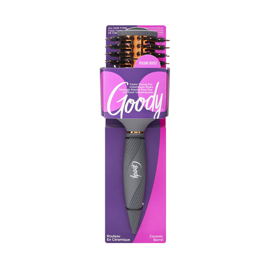 Goody Large Thermal Round Brush - For All Hair Types - Faster Drying for Voluminous Styles with Less Pain, Effort, and Breakage - Pain-Free Hair Beauty & Personal Care GOODY