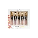 StansOut Diamond Lustre Lip Gloss Bundle - 5 Pack - New Exquisite Packaging - Fancy Warm, Light, Pink, Sugar, Bare - Vitamin E & Argan Oil Infused - Beauty & Personal Care StansOut Beauty Company