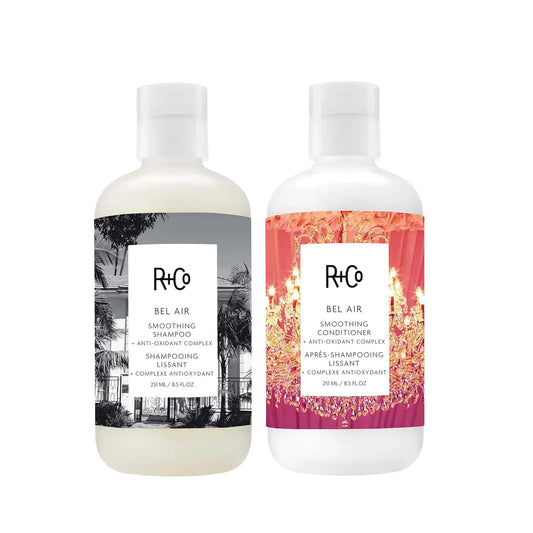 R+Co Bel Air Smoothing Shampoo and Conditioner Set - Anti-Oxidant Complex for Smooth, Frizz-Free Hair for All Hair Types - Adds Body, Shine Beauty & Personal Care R+Co