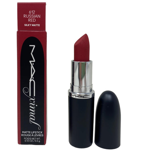 MAC Cosmetics Macximal Silky Matte Lipstick - 612 Russian Red - (Intense bluish red) 0.12 oz / 3.35g Beauty & Personal Care MAC