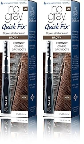 No Gray Quick Fix Instant Touch-Up for Gray Roots (Set of 2, Brown (M. Brown)) Beauty & Personal Care No Gray