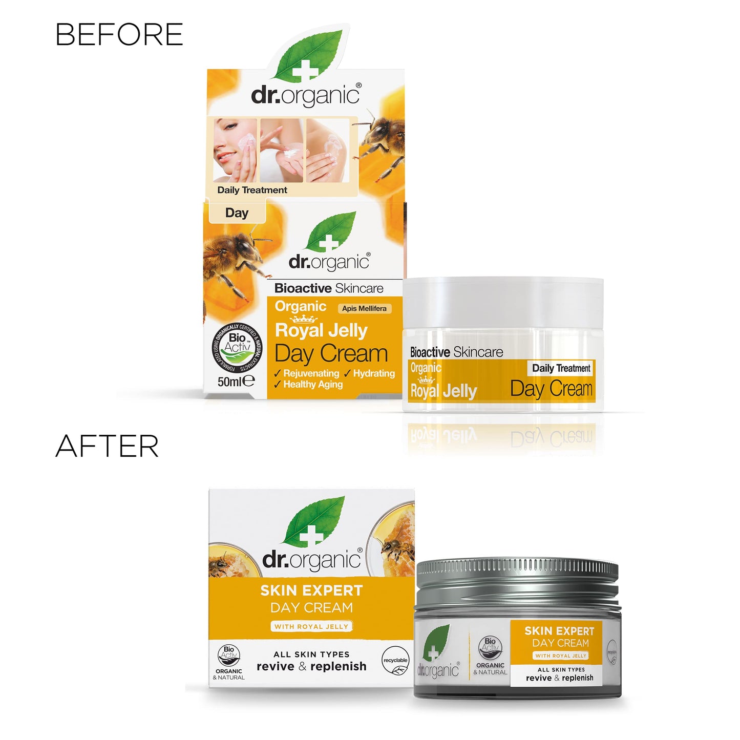 Dr Organic Royal Jelly Day Cream 50ml by Dr. Organic Beauty & Personal Care Dr. Organic