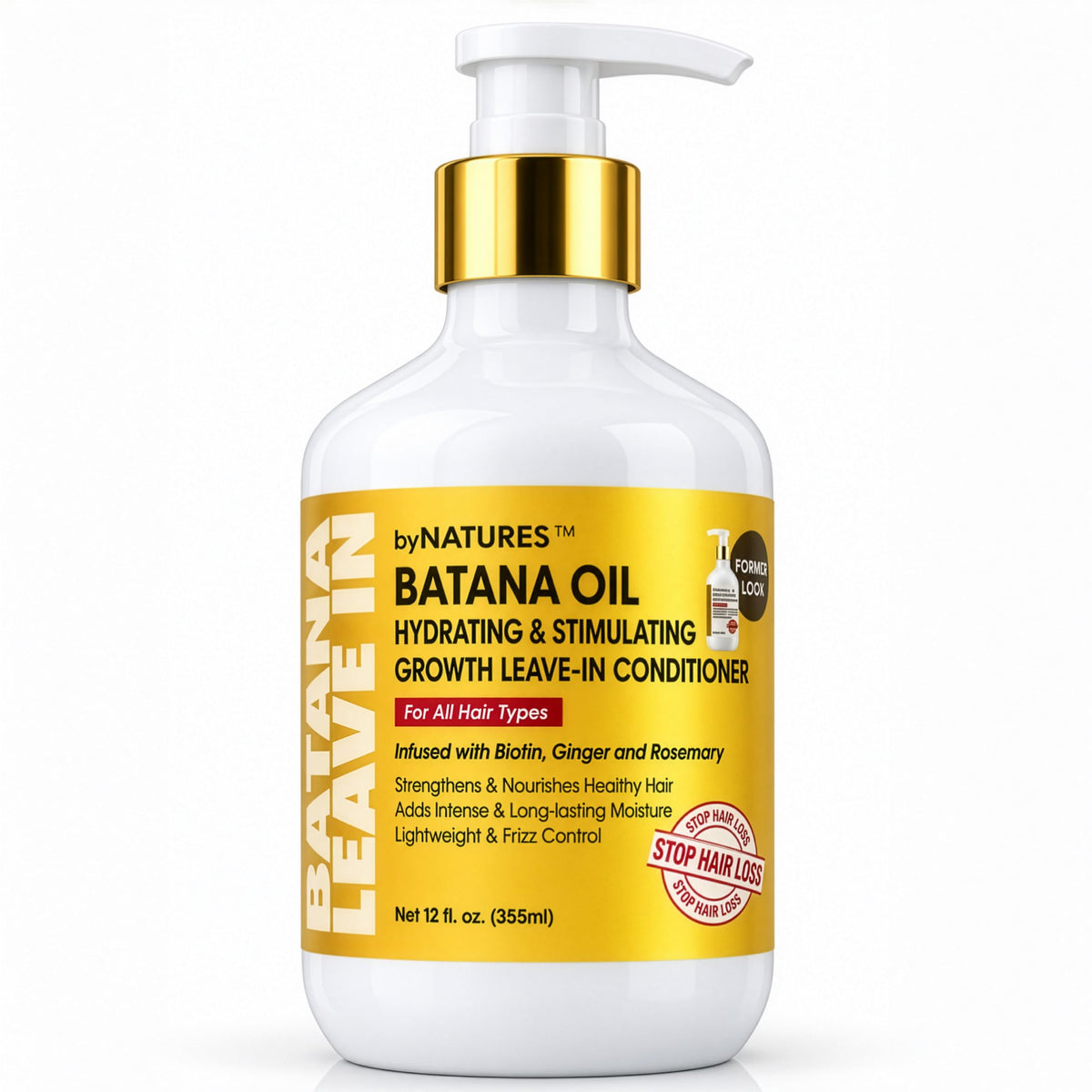 By Natures Batana Oil Leave-In Conditioner, 12 Fl Oz
