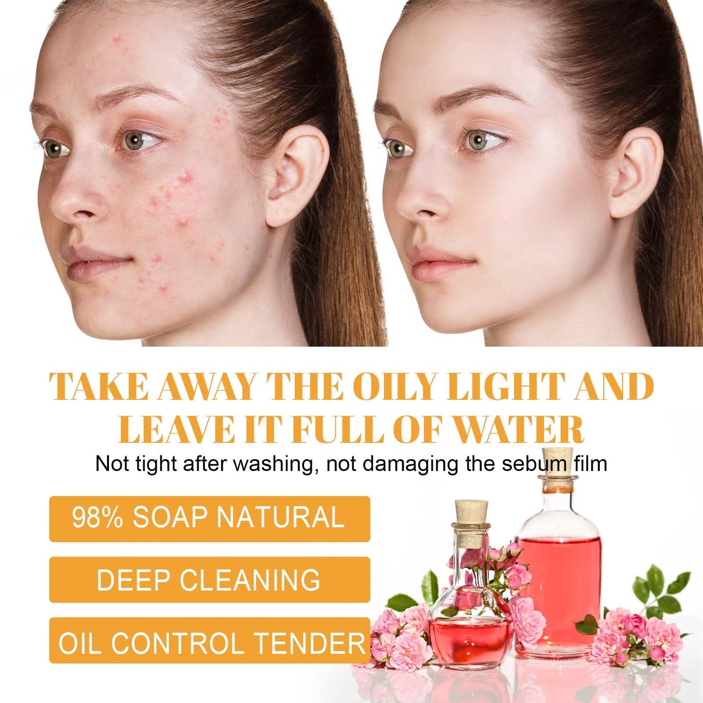 HOYGI Turmeric Face Wash with Brush, Turmeric Foaming Facial Cleanser for All Skin, 3.38 Fl Oz/pcs Beauty and Personal Care HOYGI