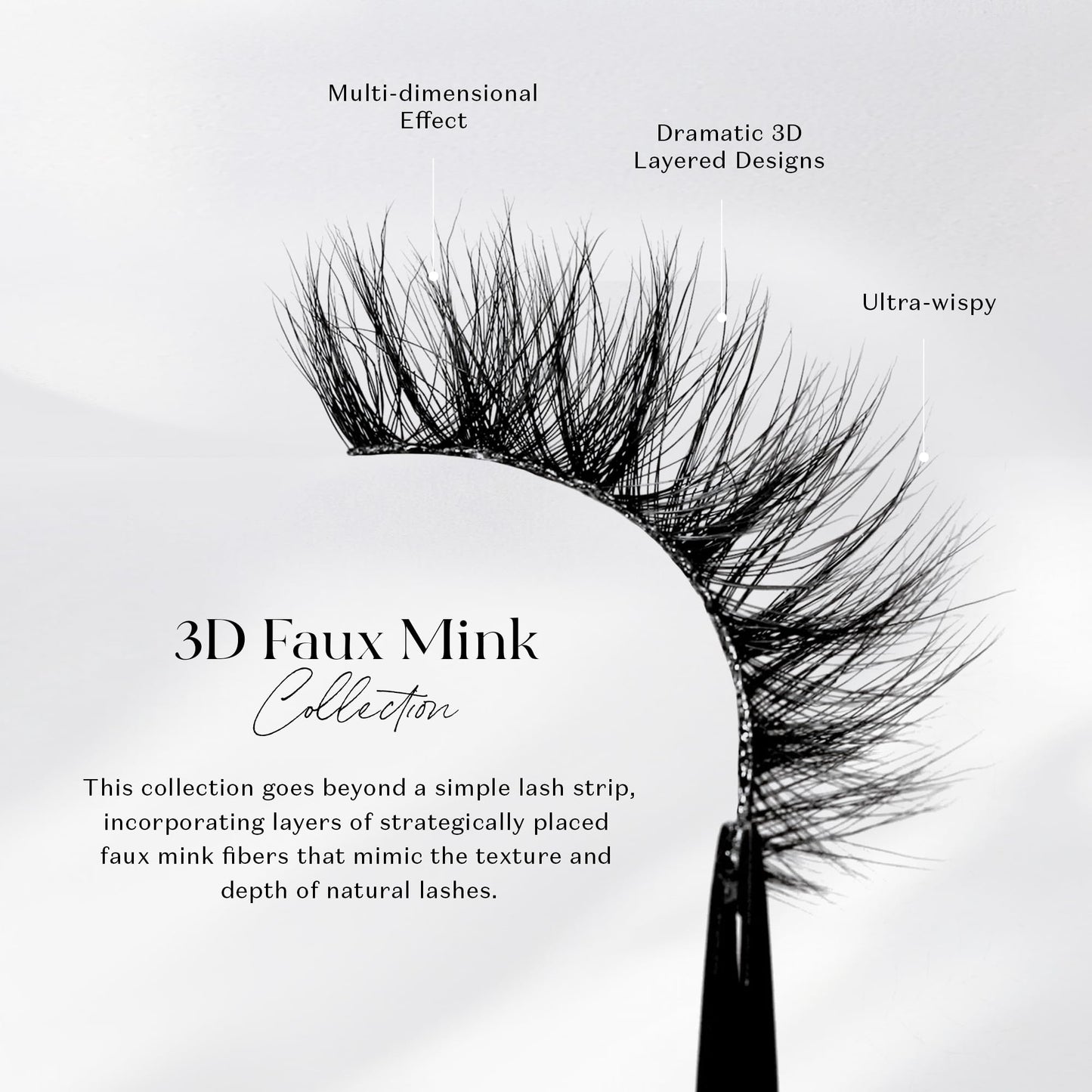 Lilly Lashes 3D Miami Faux Mink Strip Eyelashes, False Eyelashes Dramatic Look, Reusable False Lashes, Fake Lashes Pack, Lash Strips with Luxury Silk Beauty & Personal Care Lilly Lashes