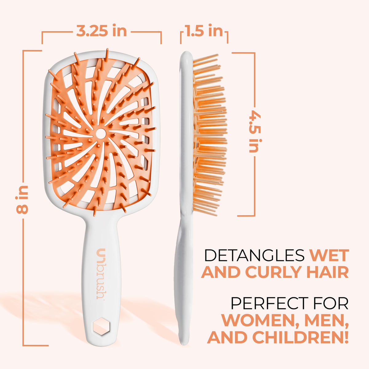 FHI Heat UNbrush Plus Detangling Brush for Fine & Fragile Hair
