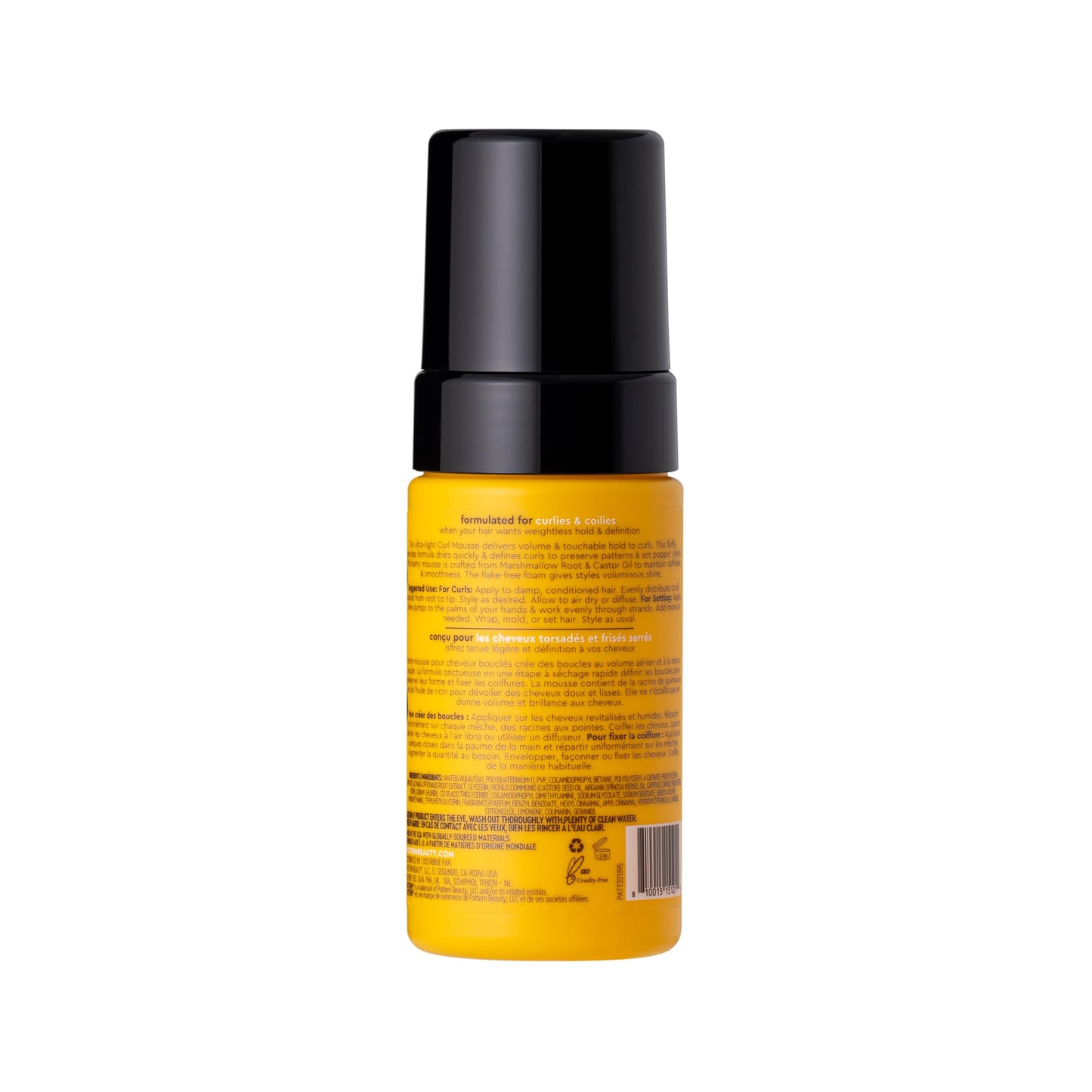 PATTERN Beauty by Tracee Ellis Ross Mini Curl Mousse - Volume and Hold for Curly Hair 3a-4c, Travel Size Beauty & Personal Care PATTERN
