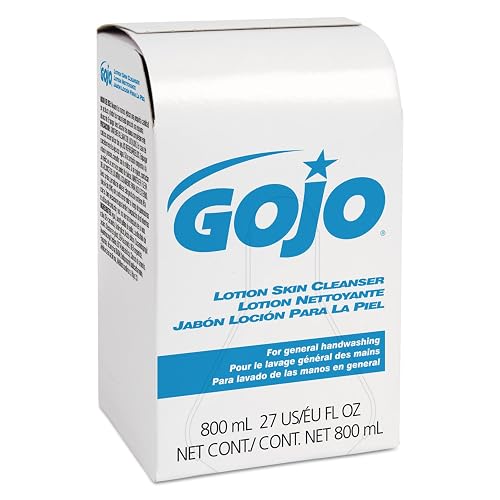 GOJO Lotion Soap Skin Cleanser, 800 mL Hand Soap Refill for 800 Series Bag-in-Box Soap Dispenser (Pack of 12) - 9112-12 Beauty & Personal Care GOJO