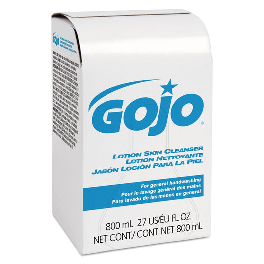 GOJO Lotion Soap Skin Cleanser, 800 mL Hand Soap Refill for 800 Series Bag-in-Box Soap Dispenser (Pack of 12) - 9112-12 Beauty & Personal Care GOJO