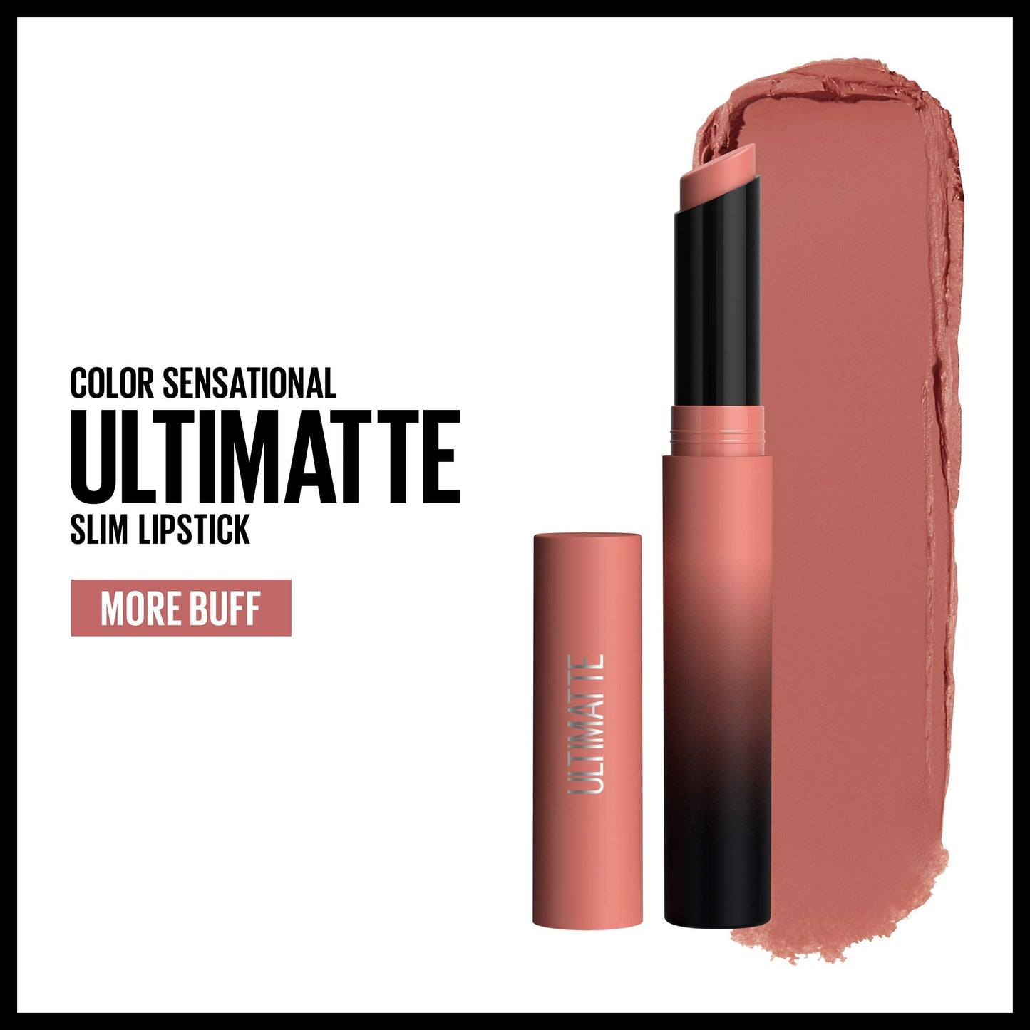 Maybelline Color Sensational Ultimatte Matte Lipstick, Non-Drying, Intense Color Pigment, More Buff, Pink Beige, 1 Count Beauty & Personal Care MAYBELLINE