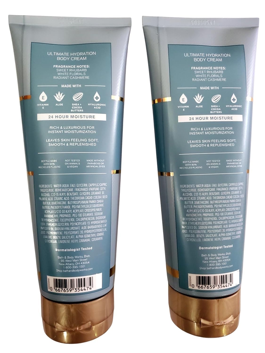 Bath & Body Works Imperfect Beauty Beauty Body Cream 2-Pack - Fresh Floral Moisturizing Lotion Set Beauty & Personal Care Bath & Body Works