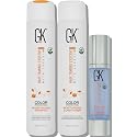GK HAIR Global Keratin Balancing Shampoo and Conditioner Sets (10.1 Fl Oz/300ml) with Leave In Cashmere Smoothing and Styling Cream (1.69 Fl Oz/50ml) Beauty & Personal Care GK HAIR