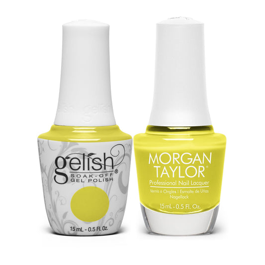 Gelish & Morgan Taylor Now & Zen Collection Duo - Perk Up Buttercup, 15mL