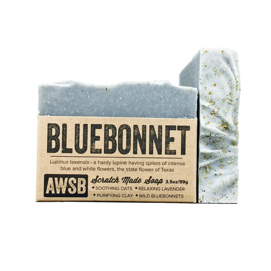 A Wild Soap Bar Bluebonnet Bar Soap with Lavender, Vegan, All Natural with Organic Ingredients, Handmade Beauty & Personal Care A Wild Soap Bar