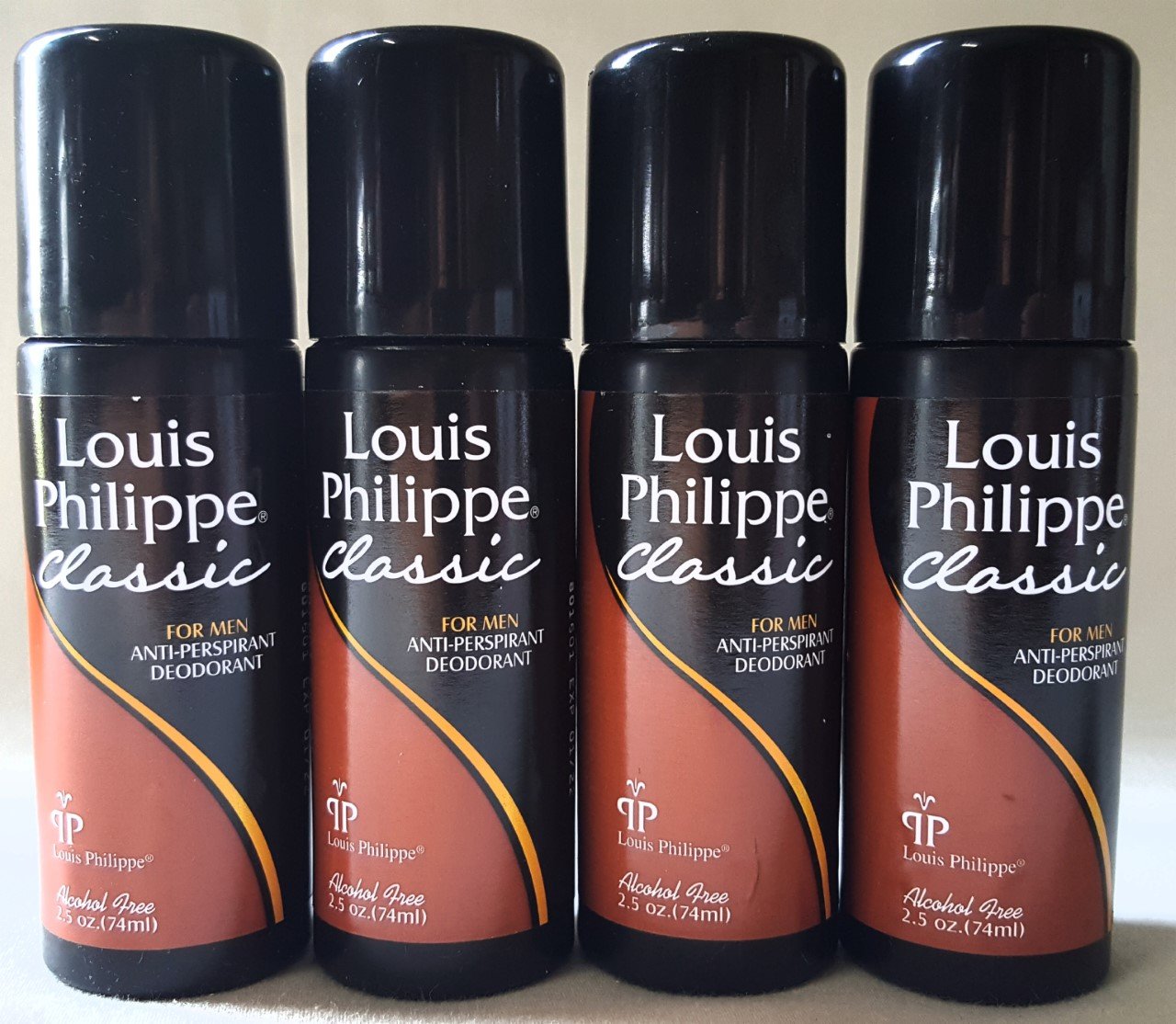 4 Louis Philippe for Men Anti-perspirant Deodorant Original 2.5 OZ New Roll On Beauty and Personal Care Caseeto