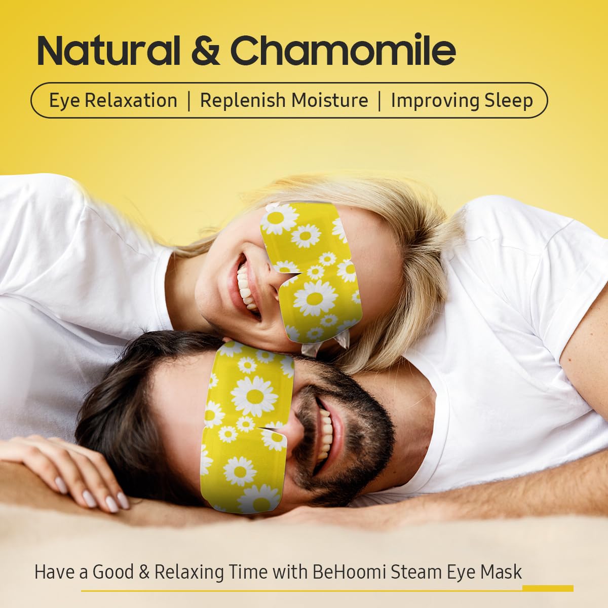 BeHoomi Steam Eye Mask, 10Packs Heated Eye Mask, Self Heating Disposable SPA Warm Compress for Eyes Sleep Mask, Travel Essentials & Relaxation Gifts Beauty and Personal Care BeHoomi
