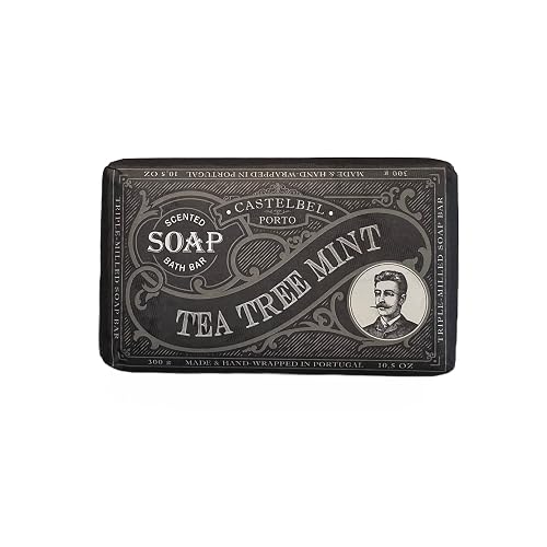 Castelbel Tea Tree Mint Soap Bar For Men 10.5 Oz Beauty & Personal Care Castelbel Porto