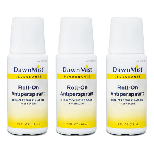 Dukal RD15 DawnMist Roll On Antiperspirant & Deodorant, Fresh Scent, Travel Size, 1.5oz, 3 pack Beauty and Personal Care DawnMist