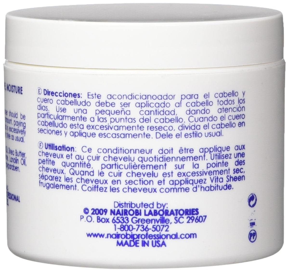 Nairobi Vita-Sheen Light Conditioning Hairdress and Glossifier, 4 Ounce Beauty & Personal Care Nairobi