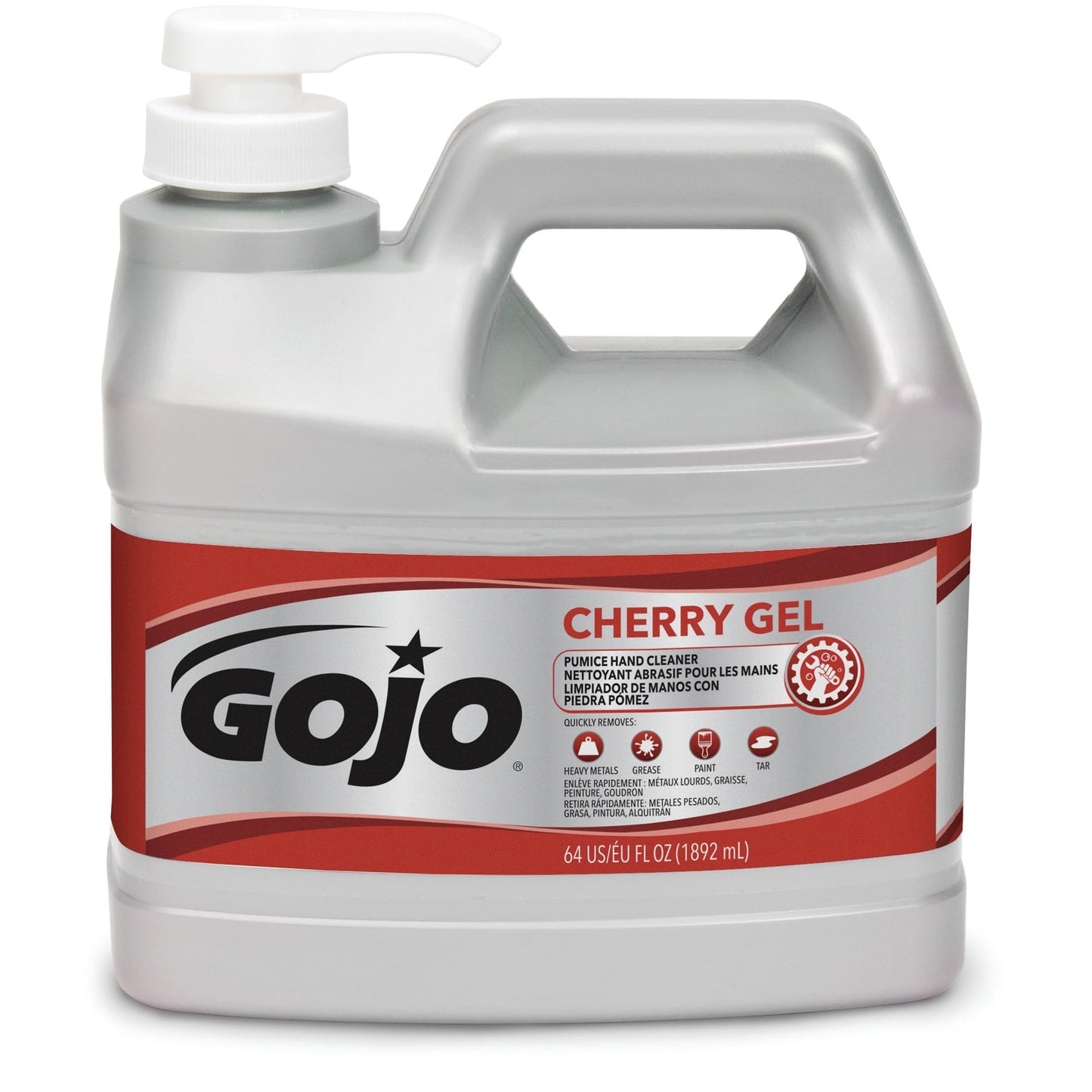 AbilityOne - 8520016471707 - GOJO® SKILCRAFT® Cherry Gel Pumice Hand Cleaner - 1/2 Gallon - 6 units Beauty & Personal Care AbilityOne