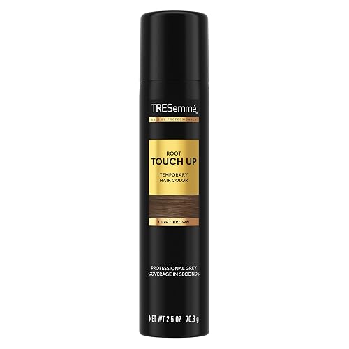 TRESemmé Root Touch-Up, Temporary Hair Color, Light Brown Hair Ammonia-free, Peroxide-free Root Cover Up Spray 2.5 oz Beauty & Personal Care TRESemmé