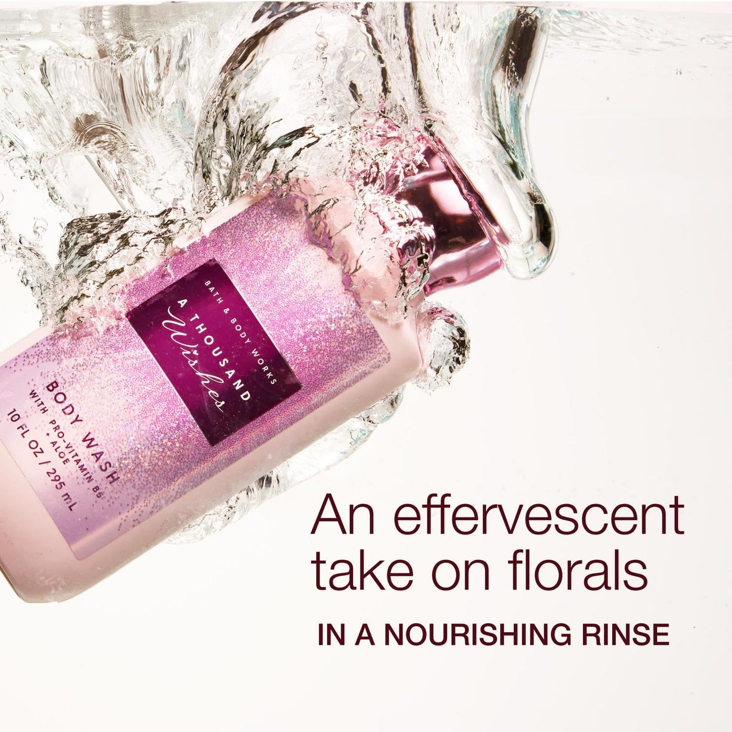 Bath & Body Works A Thousand Wishes Body Wash, Nourishing Cleanser with Pro-Vitamin B5 & Aloe, Prosecco & Peony Scent, Gentle for Daily Use, 10 fl oz Beauty & Personal Care Bath & Body Works