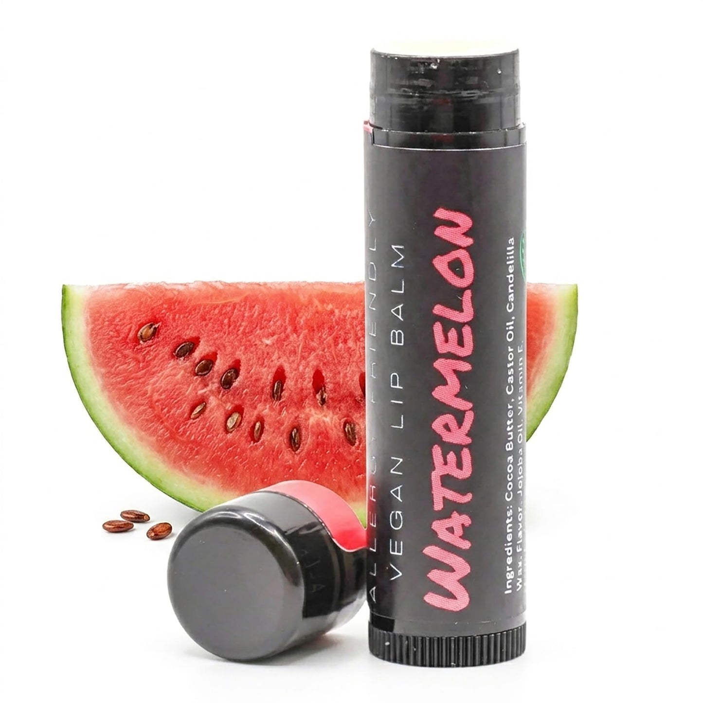 UNCHAPPED Vegan Lip Balm - All Natural and Free of Beeswax, Soy, Nut, and Top 9 Food Allergens (Watermelon) Beauty and Personal Care UNCHAPPED