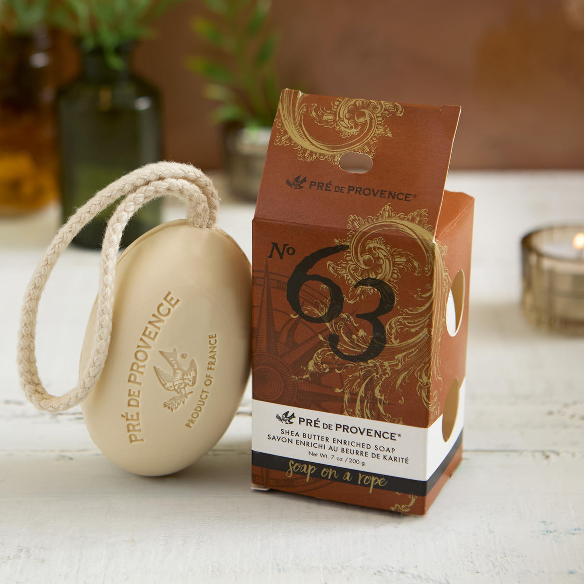 Pre de Provence No.63 Men's Collection, Soap on a Rope Beauty & Personal Care Pre de Provence