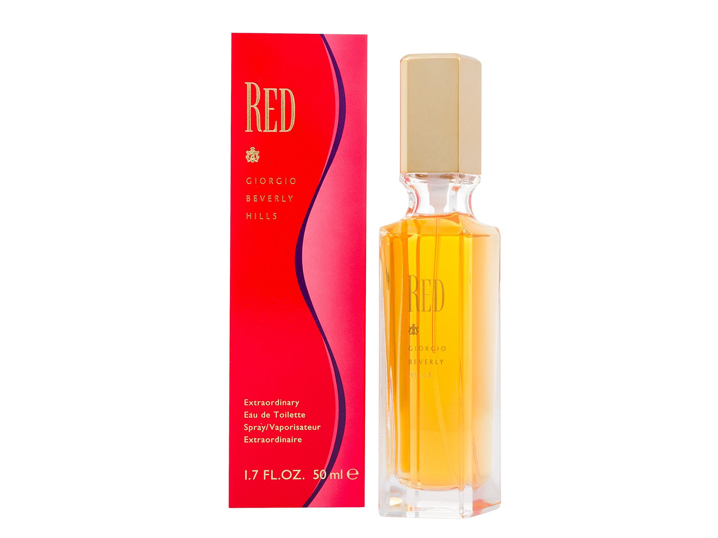 Red for Men Giorgio Beverly Hills Eau de Toilette Spray, Cologne for Men, 1.7 fl oz Beauty & Personal Care GIORGIO BEVERLY HILLS