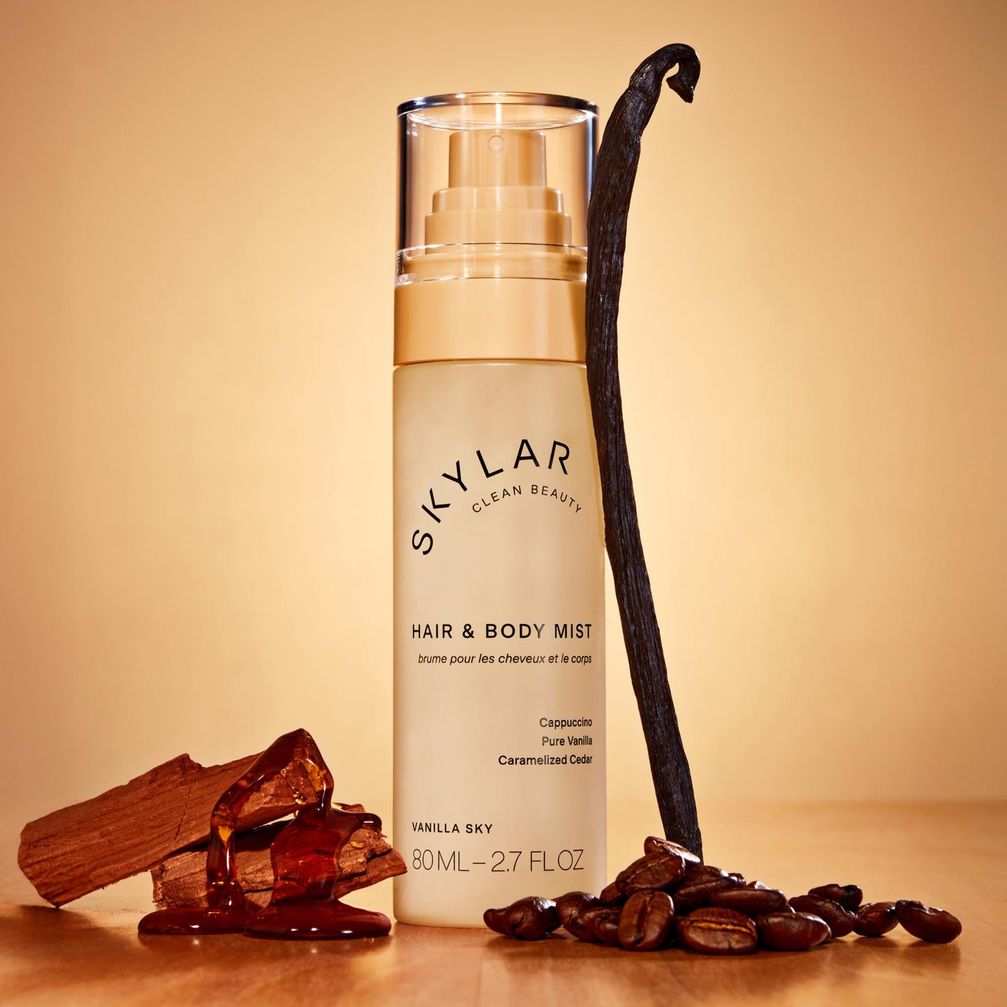 Skylar Vanilla Sky Hair & Body Mist | Hypoallergenic & Clean Fragrance | Vegan, Cruelty Free, and Safe For Sensitive Skin | 80 ML, 2.7 Fl Oz Beauty & Personal Care Skylar