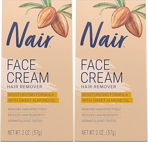 Nair Hair Remover Face Cream, 2 Oz, Pack of 2 Beauty & Personal Care Nair