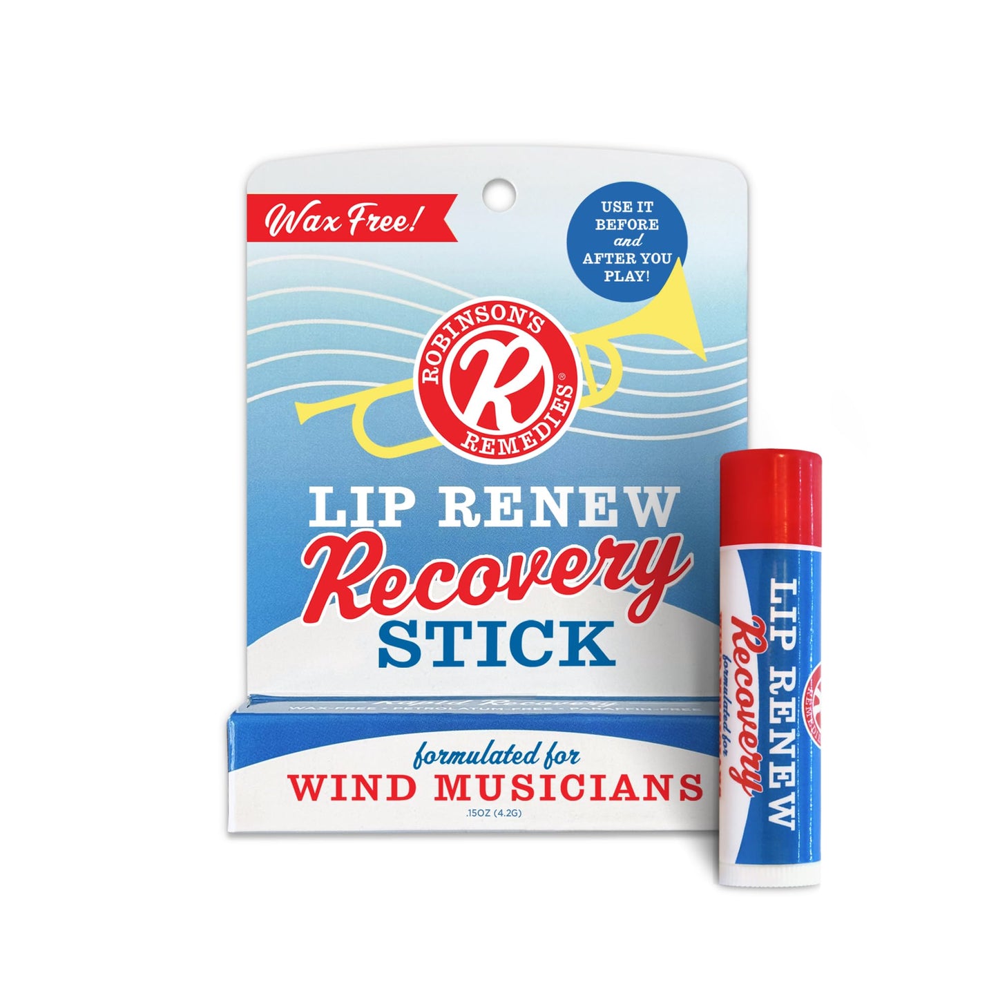 Lip Renew Recovery Stick for Wind Musicians Beauty & Personal Care Robinson's Remedies