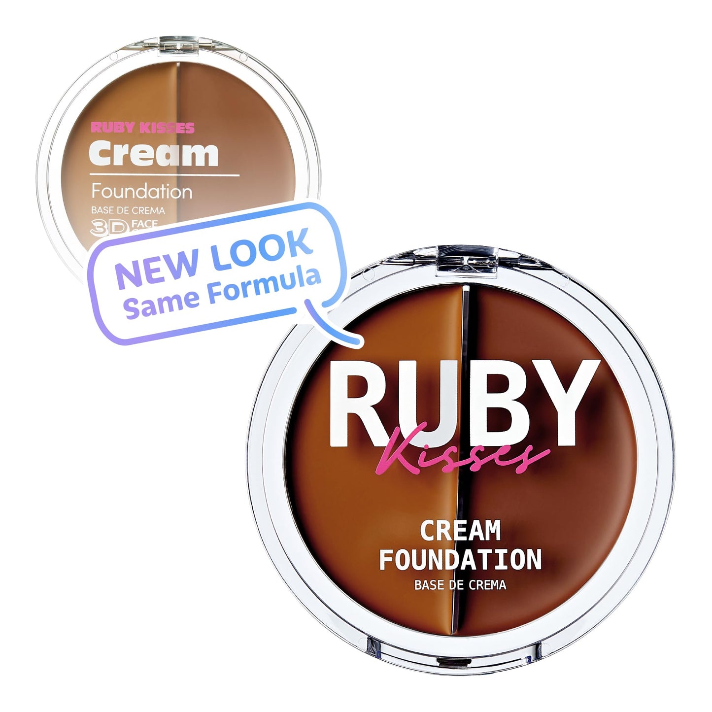 Ruby Kisses 3D Face Creator Cream Foundation & Concealer, 12 Hours Long Lasting, Medium to Full Coverage, Non-Greasy, Ideal for Makeup & Contour Beauty & Personal Care Ruby Kisses