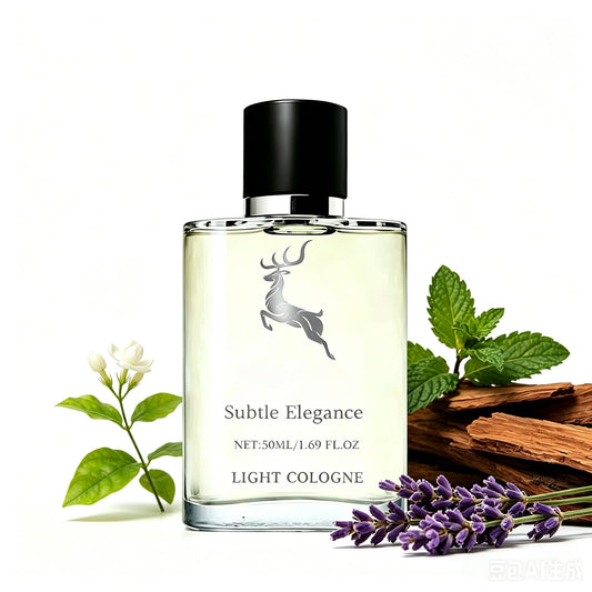 Men's Warm Amber Woody Perfume Spray, Fresh Woody Citrus Scent with Natural Amber Extract, Lemon & Lavender Notes, Long Lasting Fragrance for Daily Beauty & Personal Care GAOSHUOC
