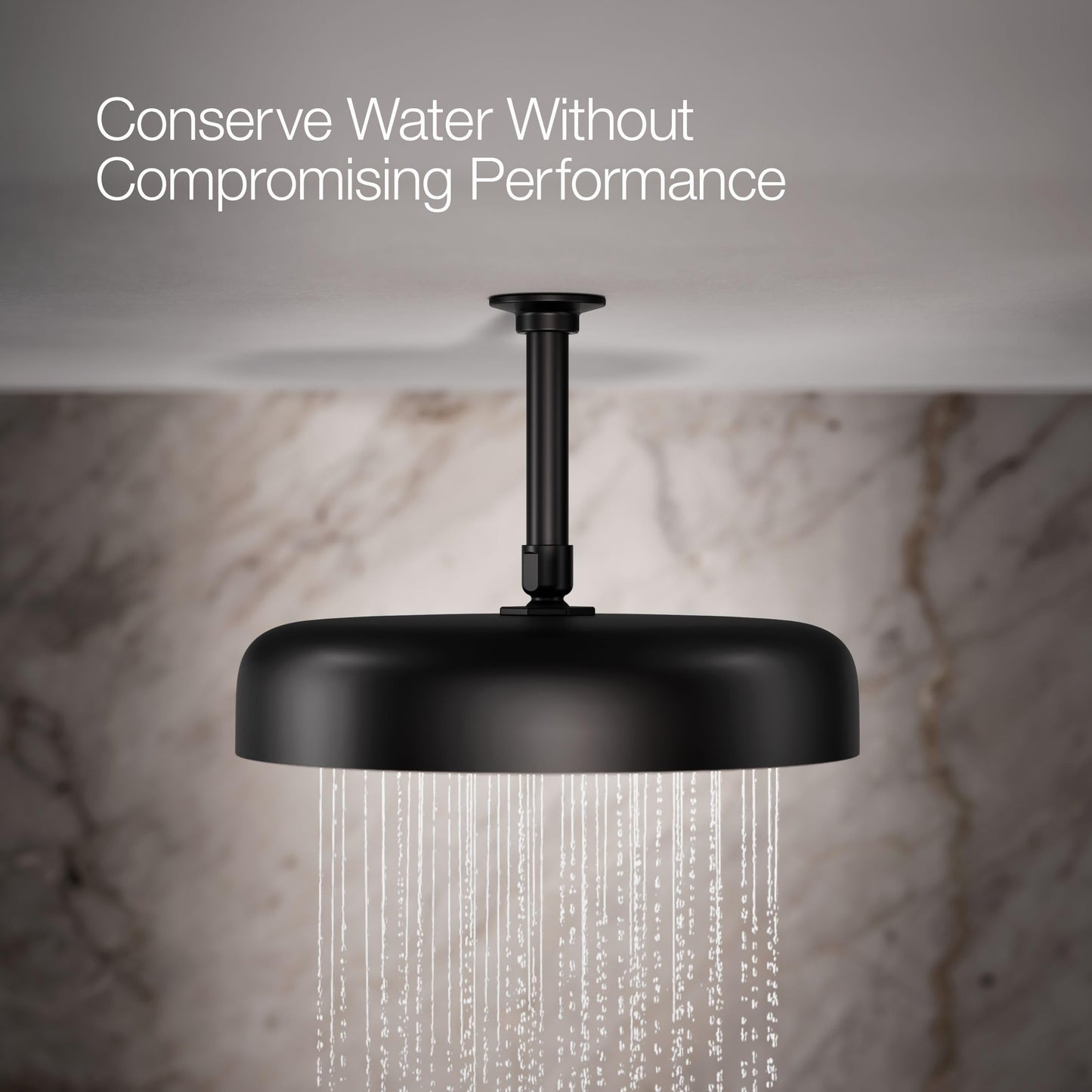 Kohler K-26291-BL Statement Round 12" single-function rainhead, 2.5 gpm Beauty & Personal Care Kohler