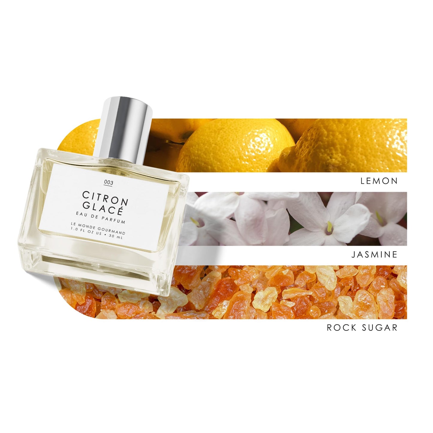 Tru Fragrance Beauty Le Monde Gourmand Citron Glacé Eau de Parfum - 1 fl oz (30 ml) - Lemon, Jasmine, Sugar Perfume Notes Beauty & Personal Care Le Monde Gourmand