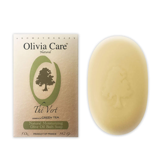 OLIVIA CARE O LINE Organic Green Tea Bath & Body Bar Soap -100% all Natural shower soap good for Sensitive Skin! Beauty & Personal Care Olivia Care