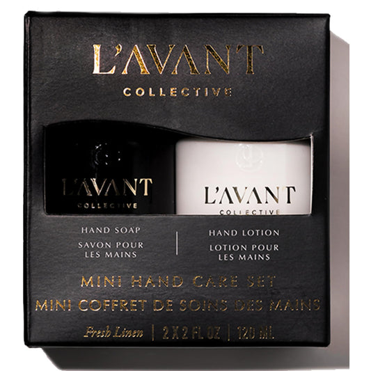 Mini Hand Care Set, Hand Soap + Hand Lotion Fresh Linen Beauty & Personal Care L'AVANT Collective