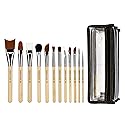 Bdellium Tools Professional Makeup Special Effects SFX Series 12 pc. Brush Set with Double Pouch (2nd Collection) Beauty & Personal Care BDELLIUM TOOLS